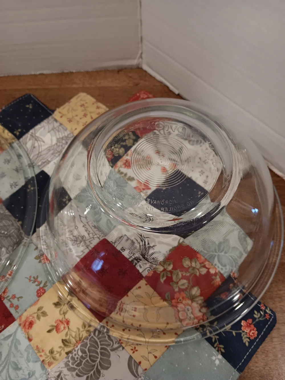 Pyrex Clear Glass Nesting Mixing Bowls Set Of Three